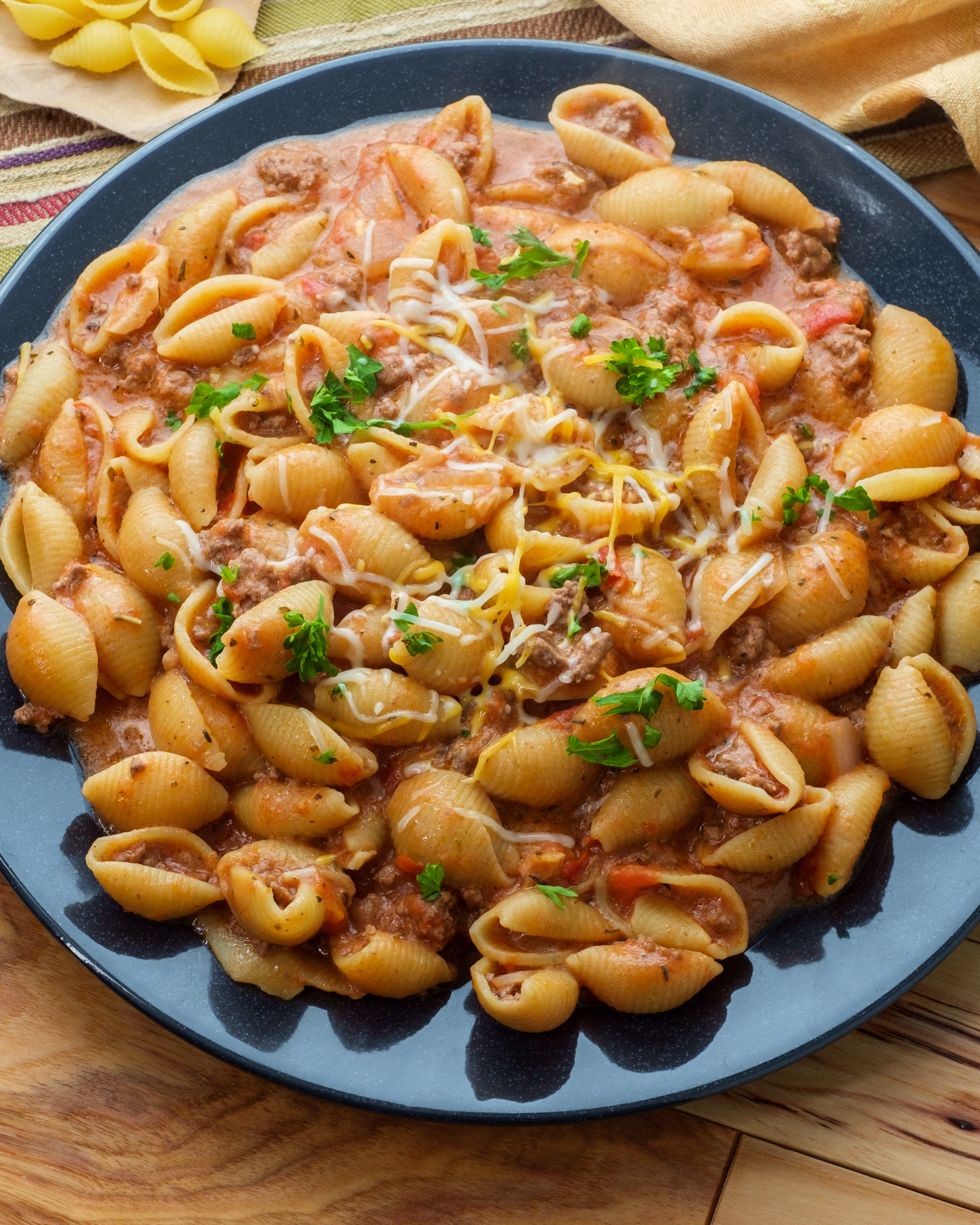 Creamy Beef & Shells