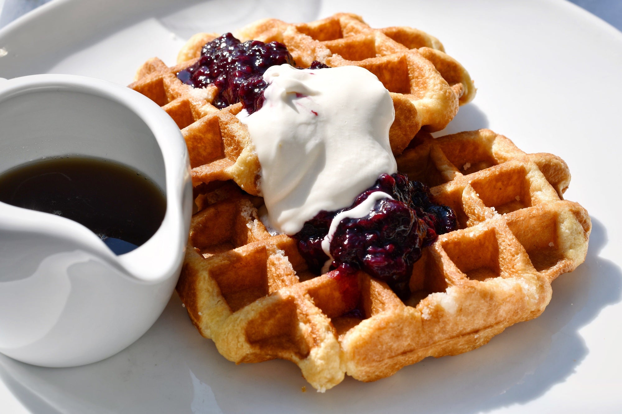 Crispy Sweet Potato Waffles