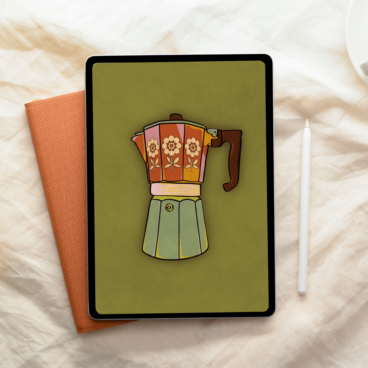 Moka Pot - Digital Art Print Download